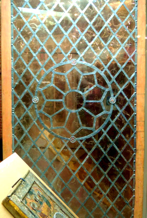 Mica window in Russia, 1600s; State Historical Museum; image courtesy of 'Shakko' via Wikimedia Commons