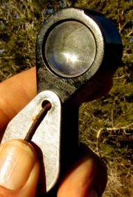 Hand lens or jeweler's loop