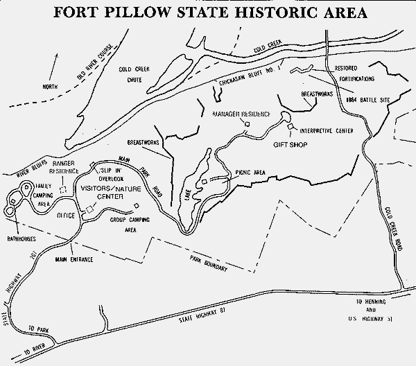 Ft. Pillow map