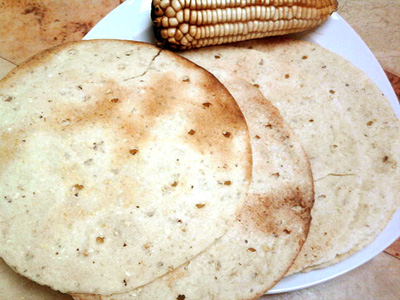 Jicara for keeping tortillas warm