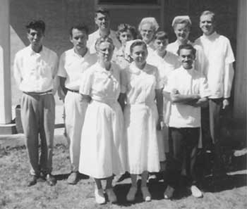 Dr. Butler & staff in 1963