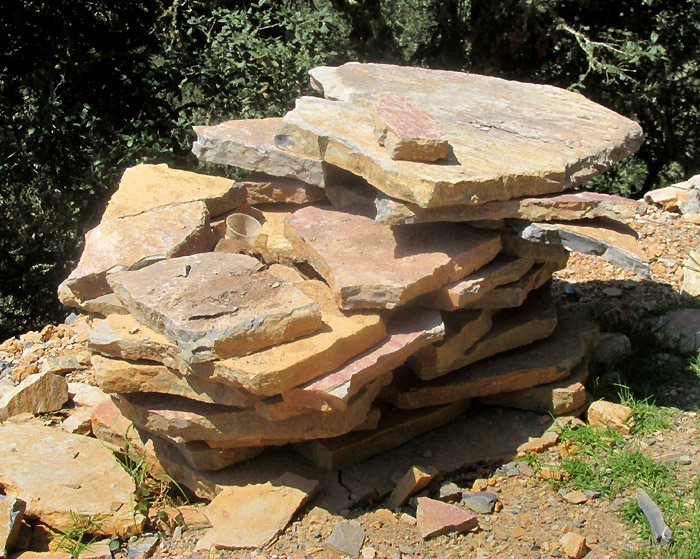 Tamabra Formation mudstone flagstones