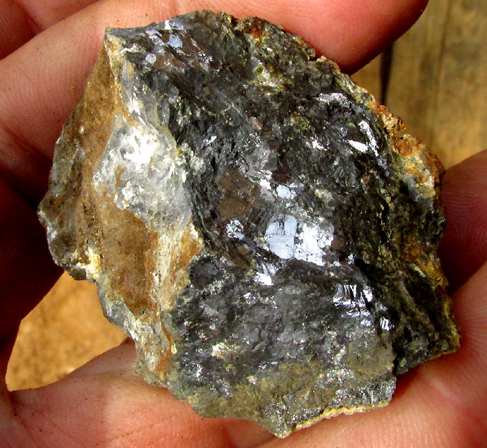Galena, Lead Sulfide, PbS, possibly containing silver