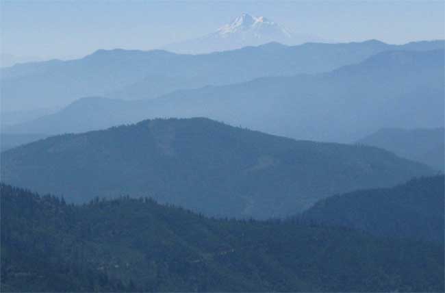 Mt. Shasta seen from Red Buttes Wilderness Area, Siskiyou County, California