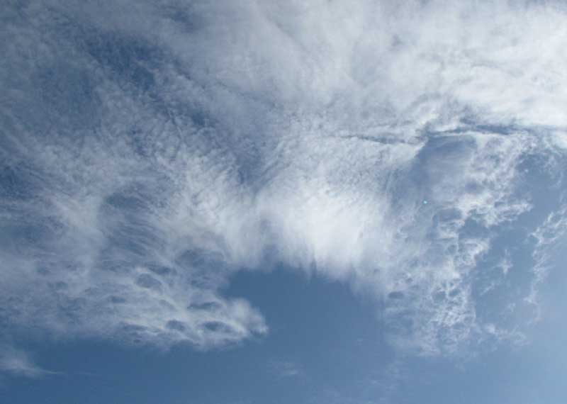 CIRROCUMULUS LACUNOSUS clouds