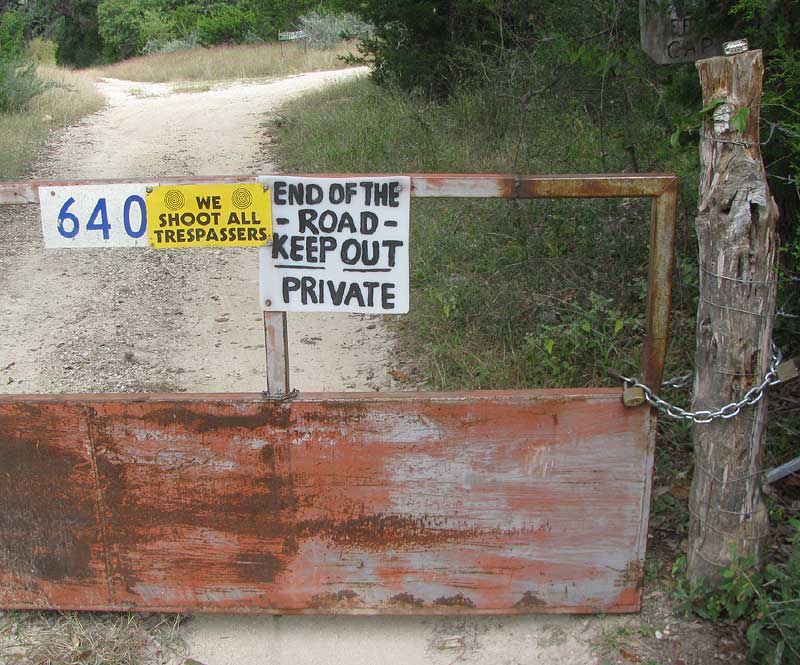 KEEP OUT PRIVATE
